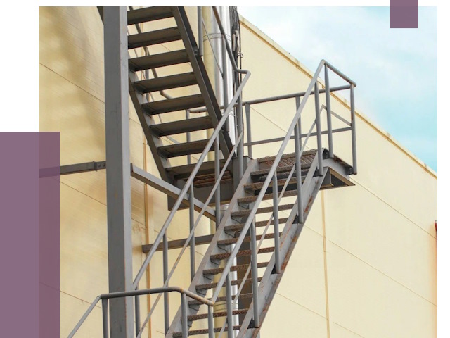 Пожарные лестницы в Новокубанске от 12478 руб. — монтаж и продажа | ПРОЛЁТ-Нкб