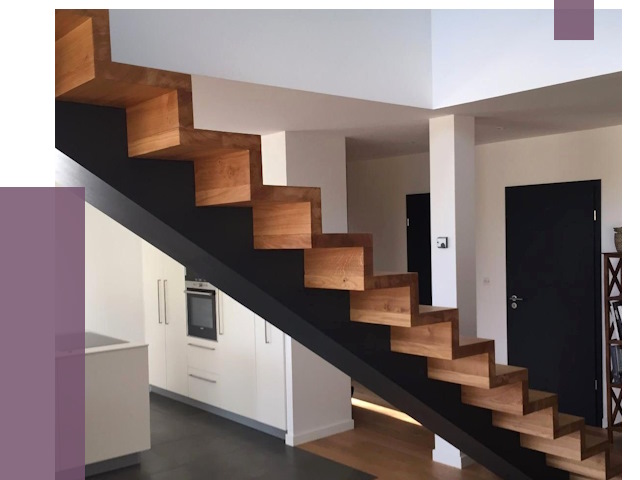 Изготовление деревянных лестниц в Новокубанске от 88383 руб. | ПРОЛЁТ-Нкб