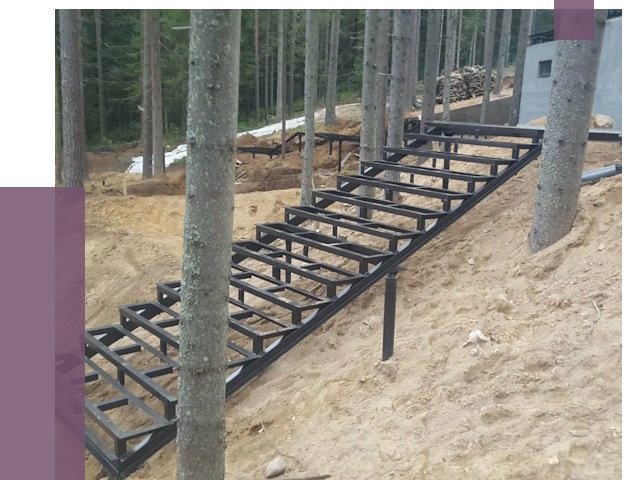 Монтаж металлических лестниц в Новокубанске от 13777 руб. 