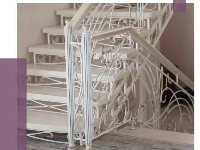Изготовление кованых лестниц на заказ в Новокубанске от 88383 руб. | ПРОЛЁТ-Нкб