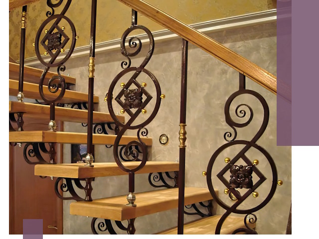 Изготовление кованых лестниц под ключ в Новокубанске