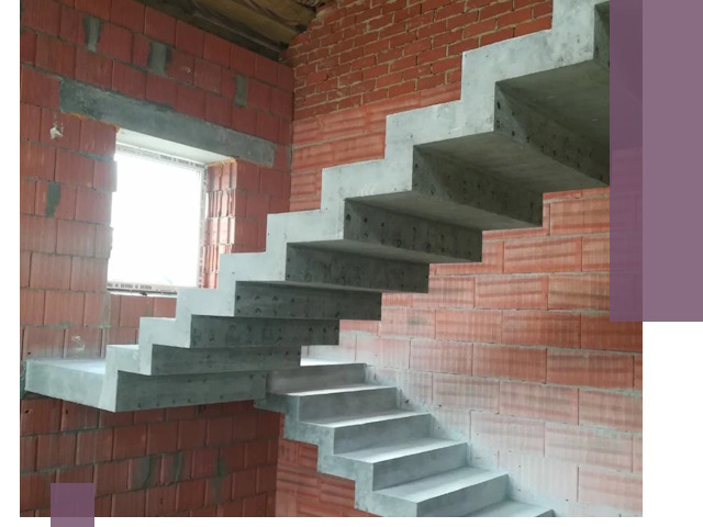 Бетонные лестницы под ключ в Новокубанске: монтаж, демонтаж, ремонт