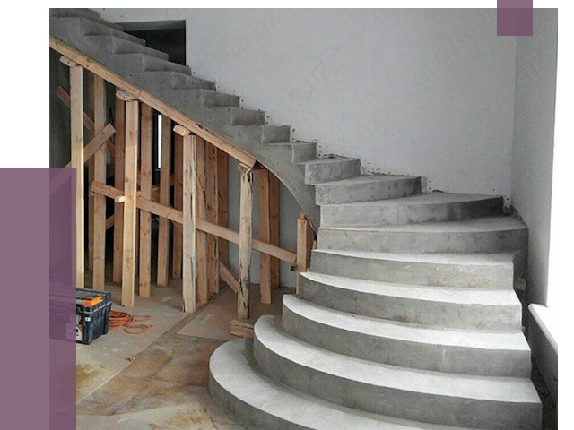 Изготовление бетонных лестниц под ключ в Новокубанске от 20276 руб. | ПРОЛЁТ-Нкб