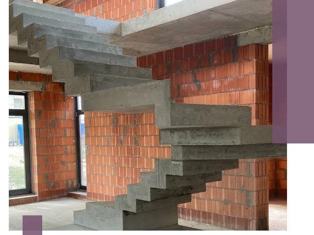 Изготовление бетонных лестниц под ключ в Новокубанске