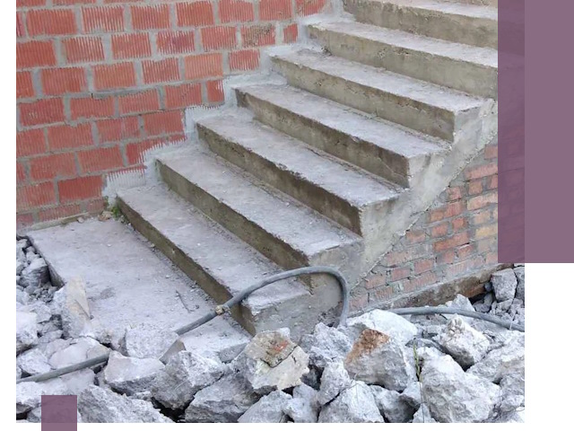 Демонтаж бетонных лестниц в Новокубанске: быстро и безопасно