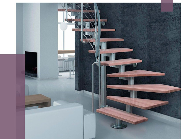 Модульные лестницы в Новокубанске от 17157 руб. — купить в ПРОЛЁТ-Нкб