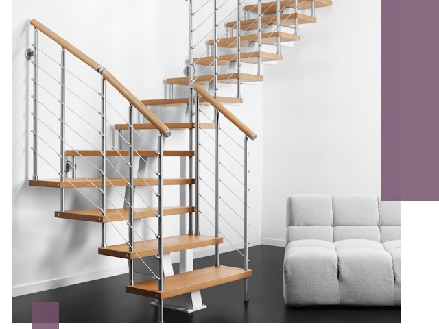 Модульные лестницы под ключ в Новокубанске — монтаж и изготовление