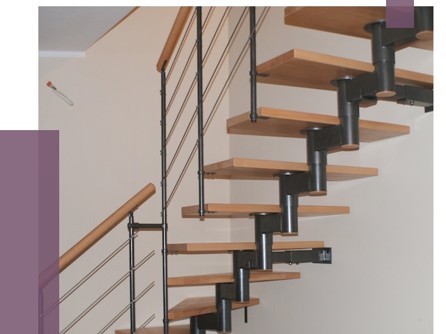 Изготовление модульных лестниц в Новокубанске от 11698 руб. 