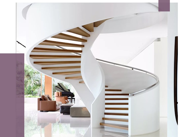 Винтовые лестницы в Новокубанске под ключ от 49391 руб. | ПРОЛЁТ-Нкб