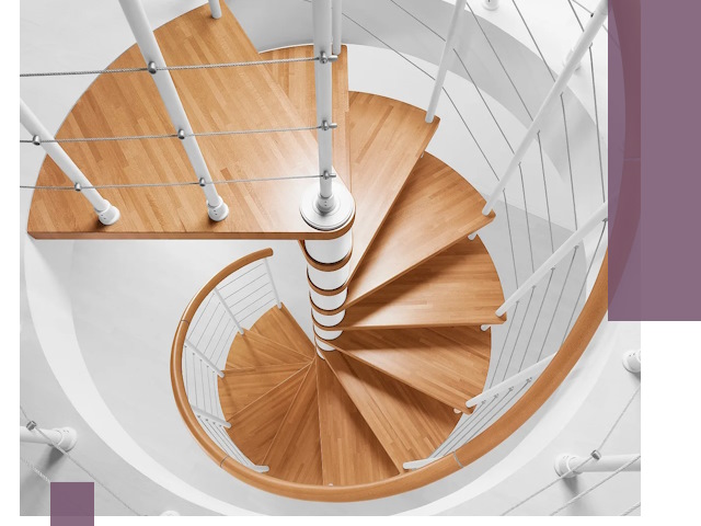 Изготовление винтовых лестниц под ключ в Новокубанске