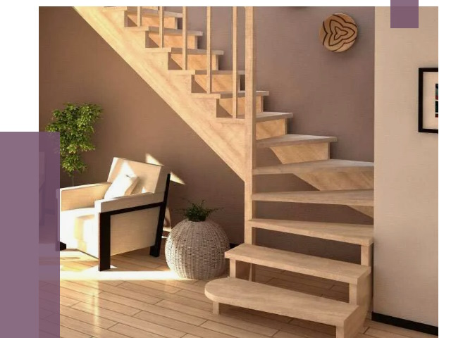 Изготовление Г-образных лестниц в Новокубанске от 19236 руб. 