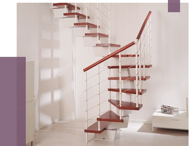 Изготовление лестниц на больцах в Новокубанске от 9878 руб. | ПРОЛЁТ-Нкб