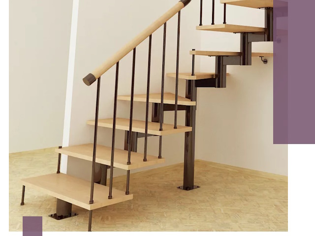 Монтаж лестниц на больцах в Новокубанске — быстро и надежно