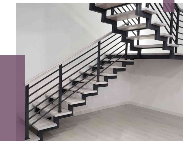 Лестницы на металлокаркасе под ключ в Новокубанске от 12998 руб. | ПРОЛЁТ-Нкб