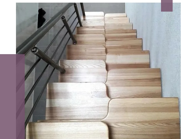 Лестницы гусиный шаг в Новокубанске от 13257 руб. под ключ | ПРОЛЁТ-Нкб