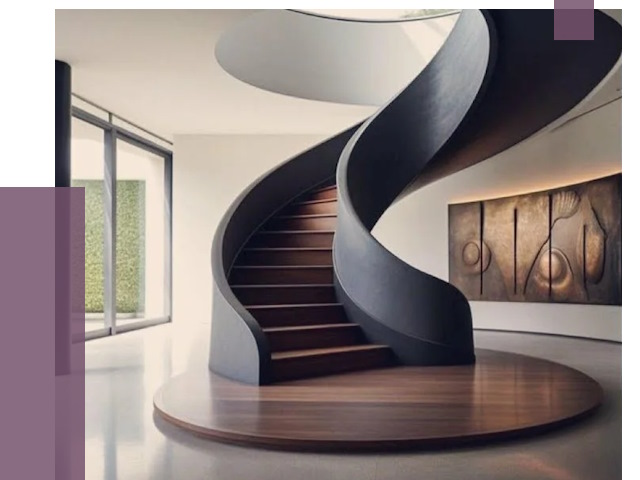 Элитные лестницы под заказ в Новокубанске от 192363 руб. — ПРОЛЁТ-Нкб