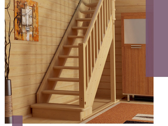 Лестницы эконом класса под ключ в Новокубанске — недорого и быстро