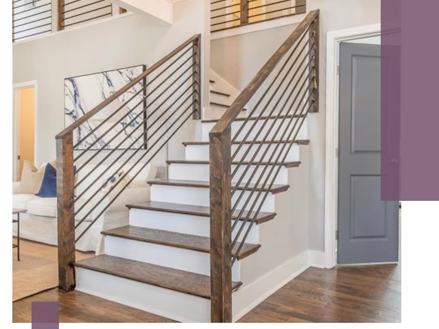 Лестницы для коттеджа под ключ в Новокубанске — изготовление и монтаж