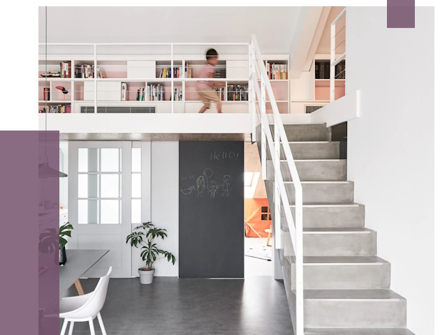 Лестницы для двухуровневой квартиры в Новокубанске от 179366 руб. | ПРОЛЁТ-Нкб