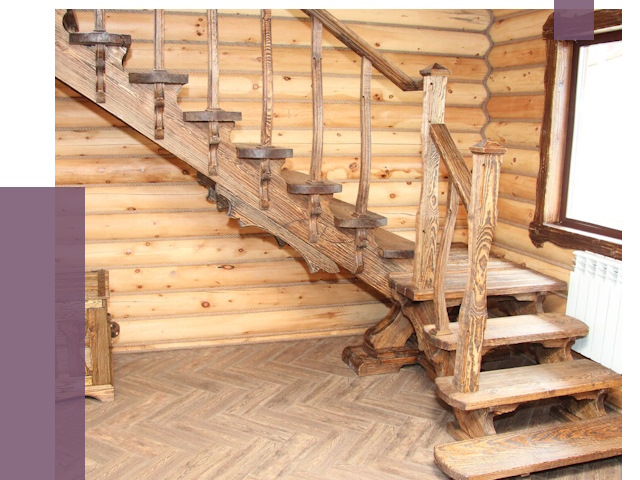 Лестницы в баню в Новокубанске от 19444 руб. — изготовление | ПРОЛЁТ-Нкб