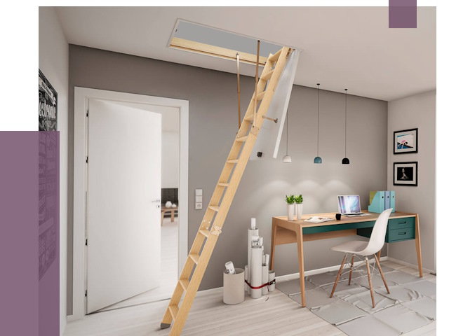 Чердачные лестницы в Новокубанске — от 14817 руб. | ПРОЛЁТ-Нкб