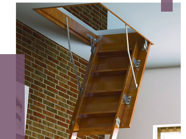 Установка чердачной лестницы в Новокубанске от 7954 руб. | ПРОЛЁТ-Нкб