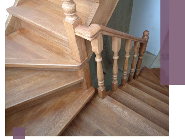 Дубовые лестницы под ключ в Новокубанске: изготовление и монтаж