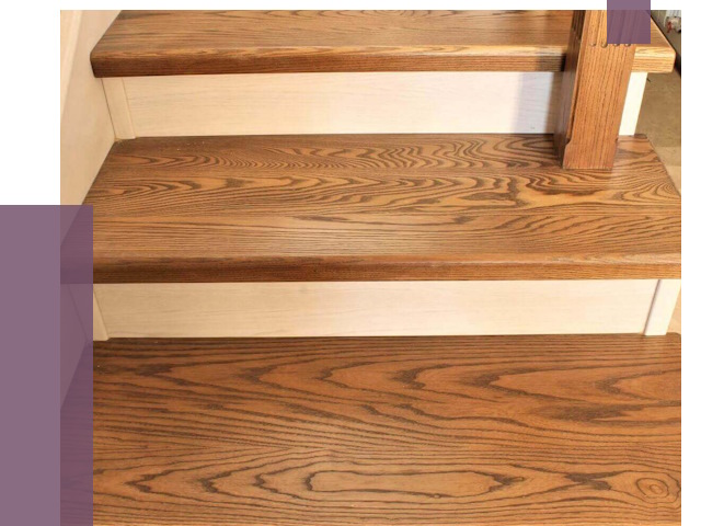 Буковые лестницы под ключ в Новокубанске от 12738 руб.