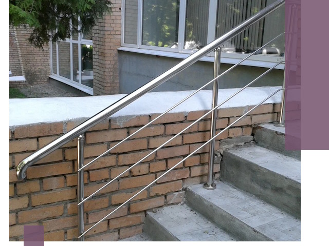 Перила из нержавеющей стали высокого качества в Новокубанске