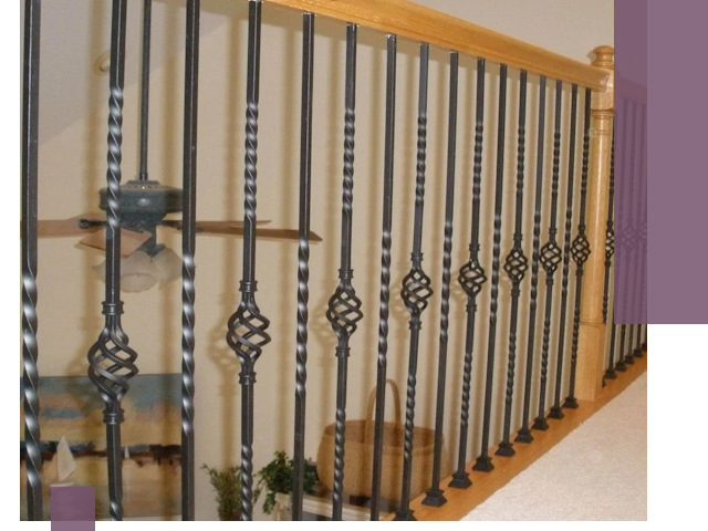 Изготовление и монтаж кованных перил в Новокубанске под ключ