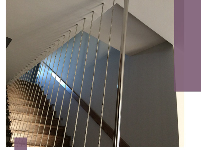 Тросовые перила под ключ в Новокубанске — производство и монтаж