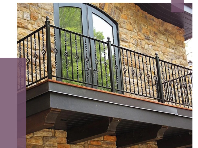 Балконные ограждения в Новокубанске от 8162 руб. — купить | ПРОЛЁТ-Нкб