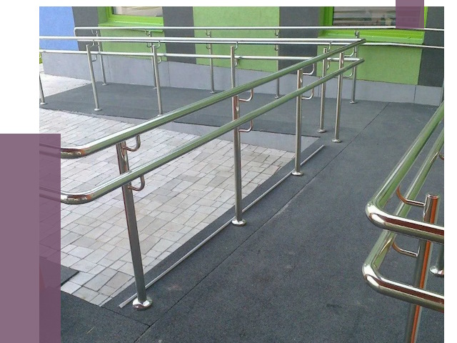 Ограждения пандусов в Новокубанске от 4419 руб. монтаж | ПРОЛЁТ-Нкб