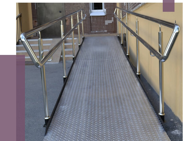 Пандусы в Новокубанске от 12478 руб. — установка для инвалидов | ПРОЛЁТ-Нкб