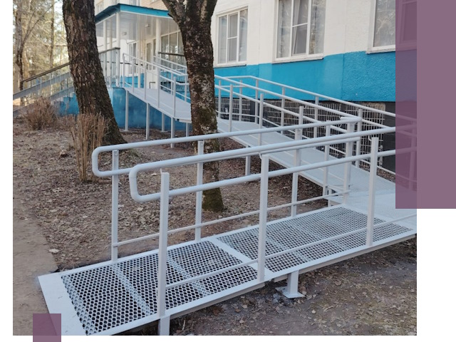 Пандусы под ключ в Новокубанске: изготовление, монтаж и демонтаж