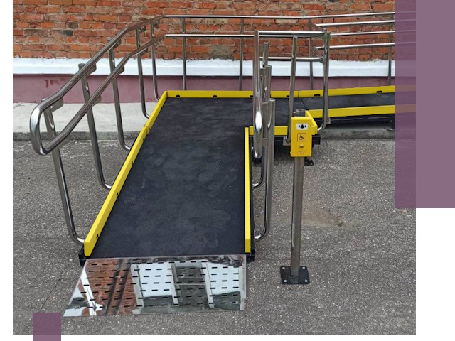 Изготовление наклонных пандусов для инвалидов в Новокубанске