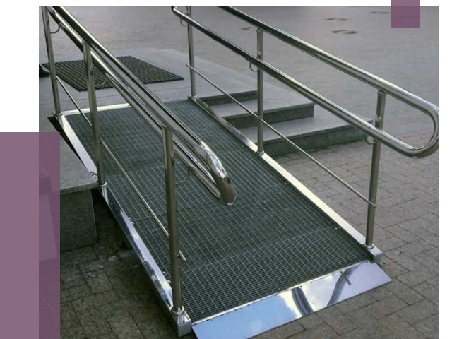 Монтаж пандусов для инвалидов в Новокубанске от 8755 руб. под ключ | ПРОЛЁТ-Нкб