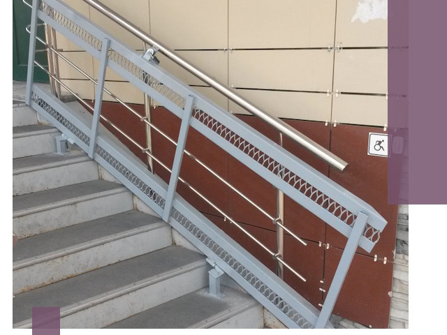 Изготовление откидных пандусов под ключ в Новокубанске