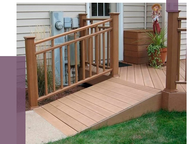 Пандус на крыльцо в Новокубанске под ключ от 7902 руб.