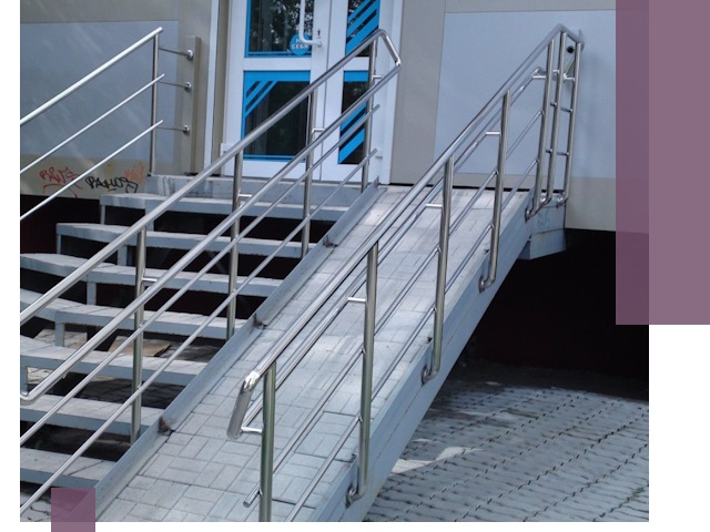 Пандус на крыльцо под ключ в Новокубанске: монтаж и изготовление