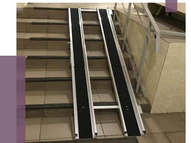 Установка пандуса в подъезд в Новокубанске от 8110 руб. под ключ | ПРОЛЁТ-Нкб