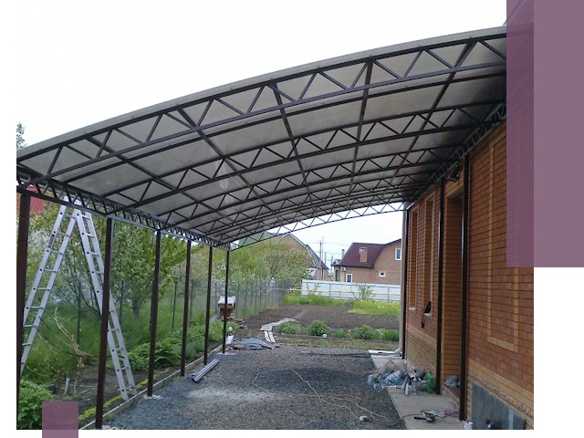 Профессиональный монтаж навесов под ключ в Новокубанске