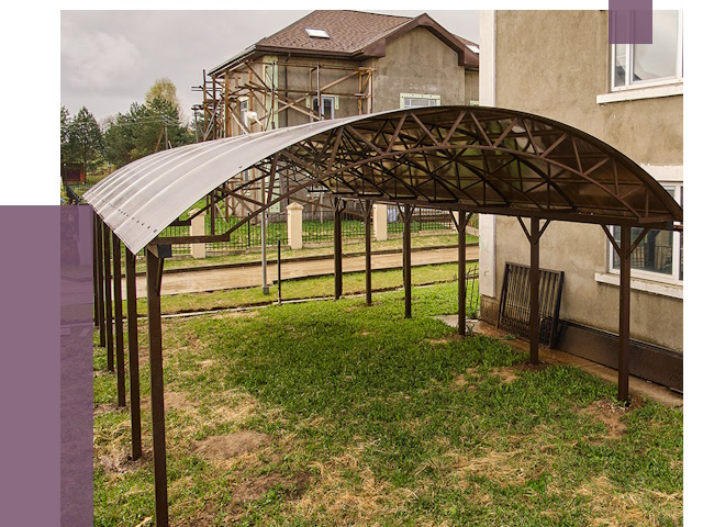 Демонтаж навесов в Новокубанске от 4679 руб. — разборка и вывоз | ПРОЛЁТ-Нкб