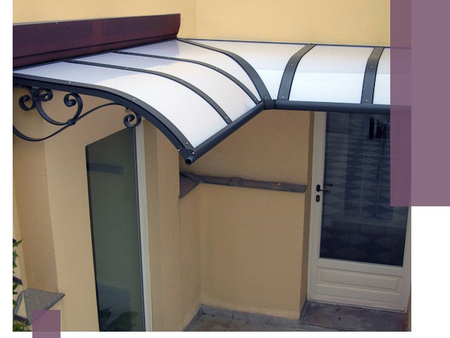 Монтаж козырьков любой сложности в Новокубанске под ключ