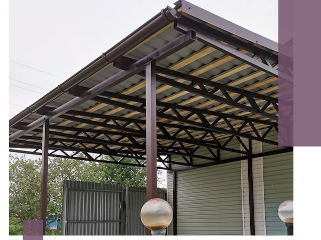 Навесы под ключ в Новокубанске: изготовление, монтаж и гарантия