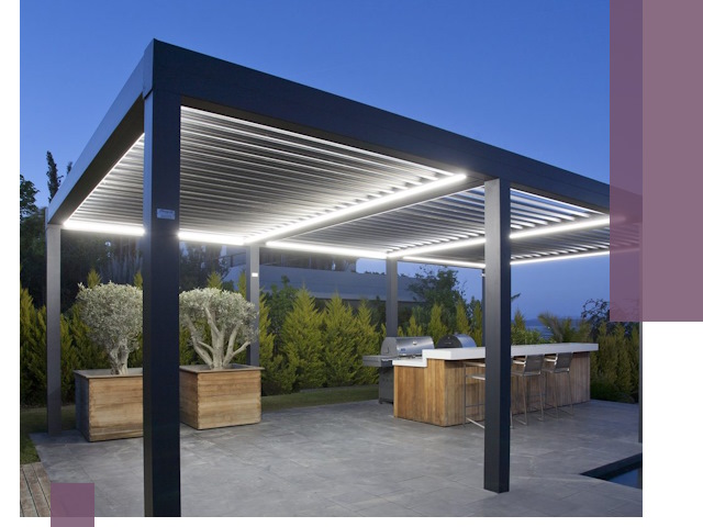 Навесы отдельно стоящие под ключ в Новокубанске из металла и поликарбоната