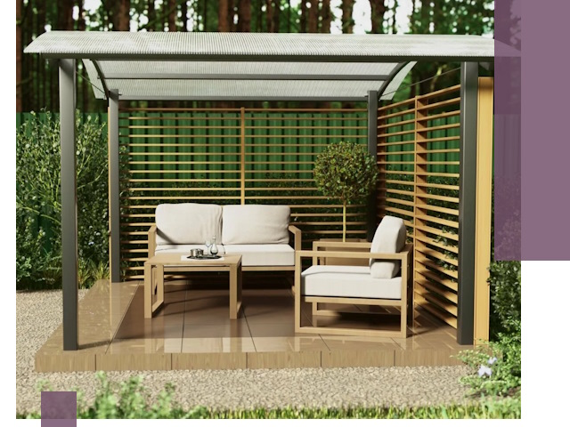 Навесы для дачи в Новокубанске: изготовление, монтаж и демонтаж