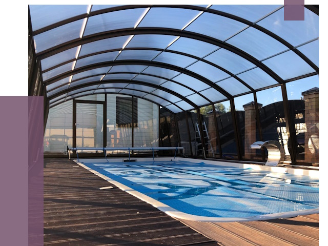 Навесы для бассейна в Новокубанске от 17053 руб. под ключ | ПРОЛЁТ-Нкб