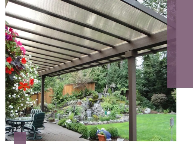 Навесы из поликарбоната под ключ в Новокубанске быстро и надёжно