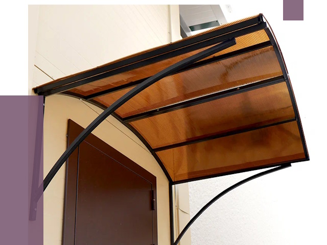 Недорогие козырьки в Новокубанске от 7715 руб.  | ПРОЛЁТ-Нкб